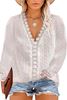 Immagine di PLUS SIZE DOTTED LACE BLOUSE